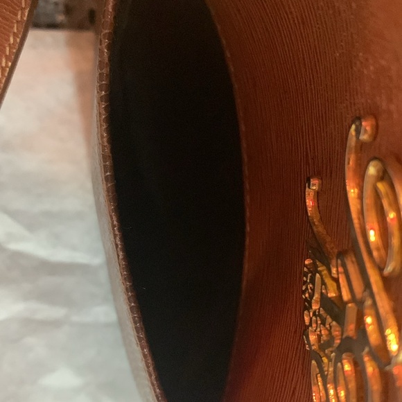 Nina Ricci two-tone brown leather crossbody - Picture 9 of 9